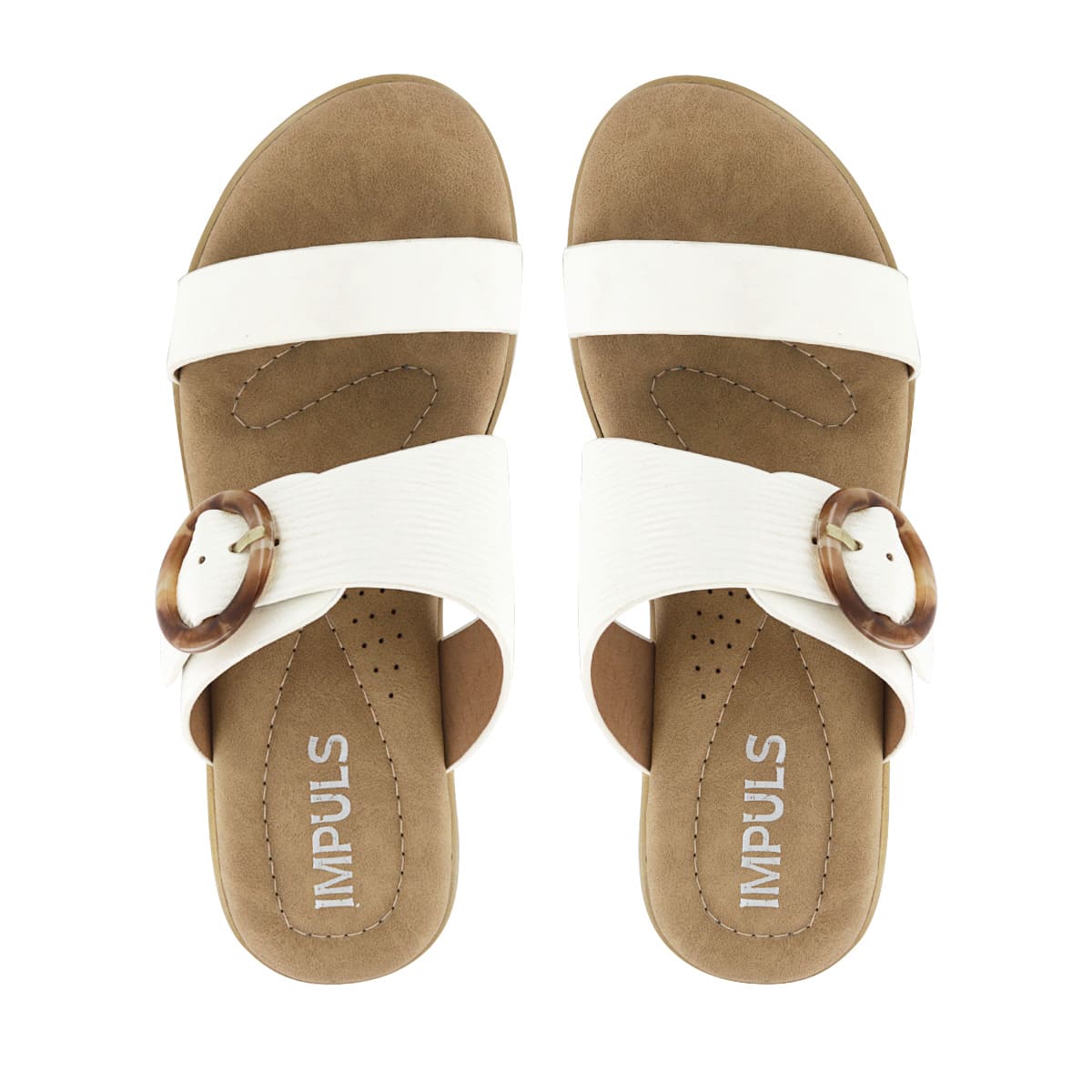 SANDALIAS CUÑA IMPULS MUJER SAIDA14 BLANCO - 5