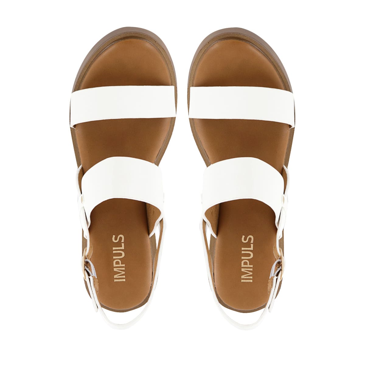SANDALIAS CUÑA IMPULS MUJER ABI10 BLANCO - 5