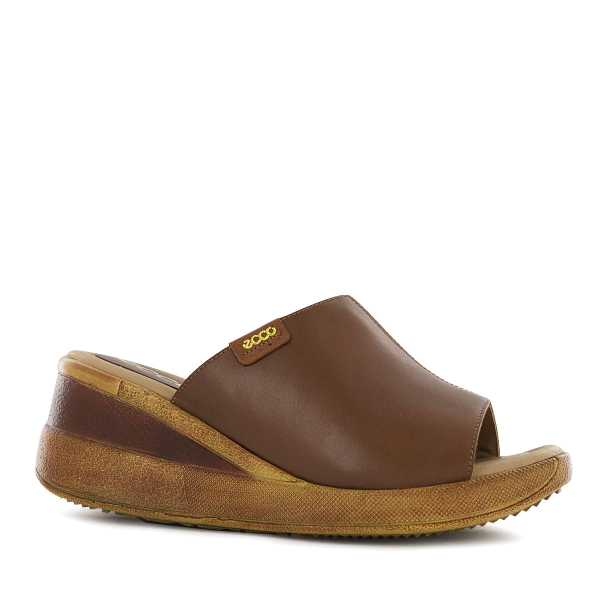 SANDALIAS CUÑA ECCO CUERO MUJER WINONA08 TOFFEE - 1