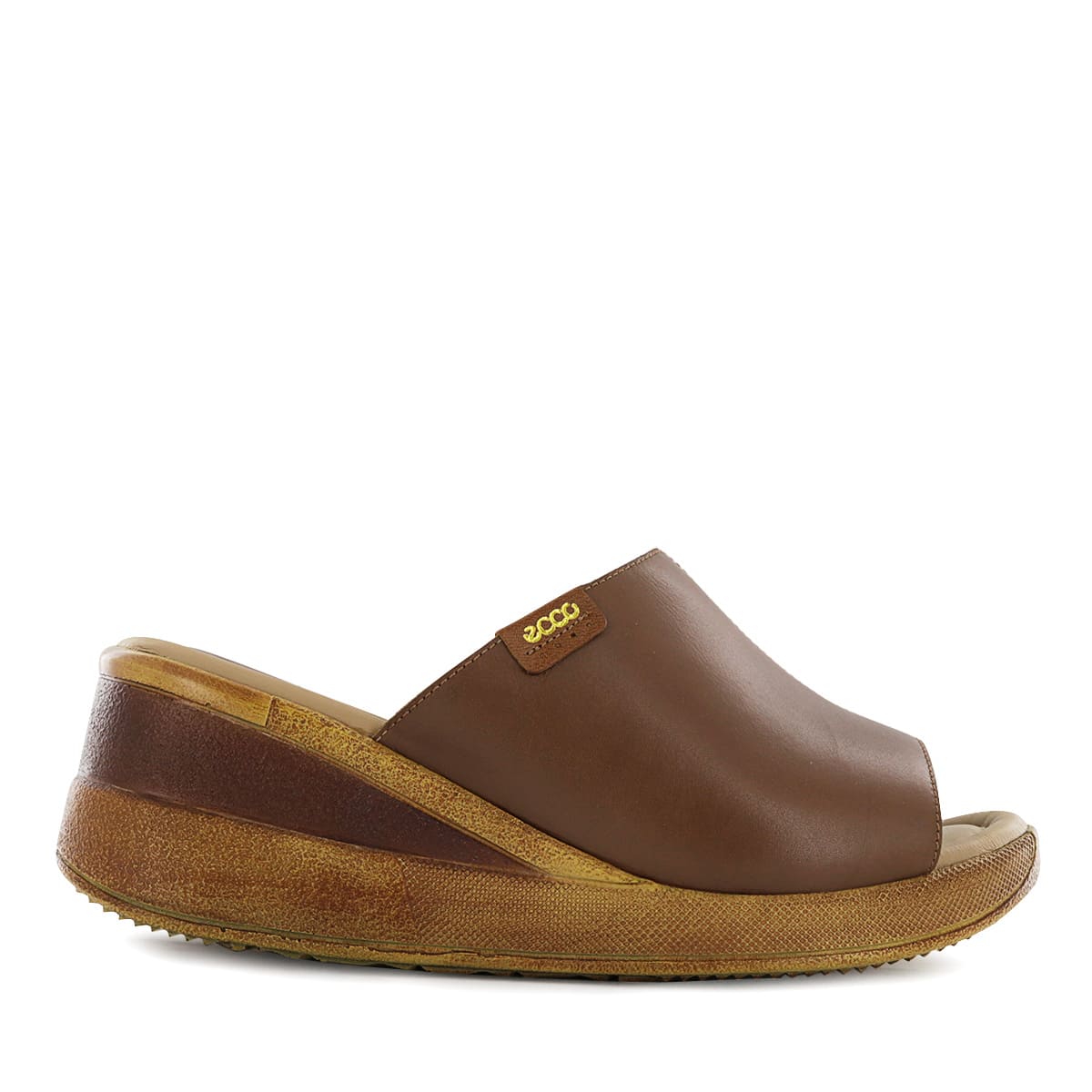 SANDALIAS CUÑA ECCO CUERO MUJER WINONA08 TOFFEE - 2