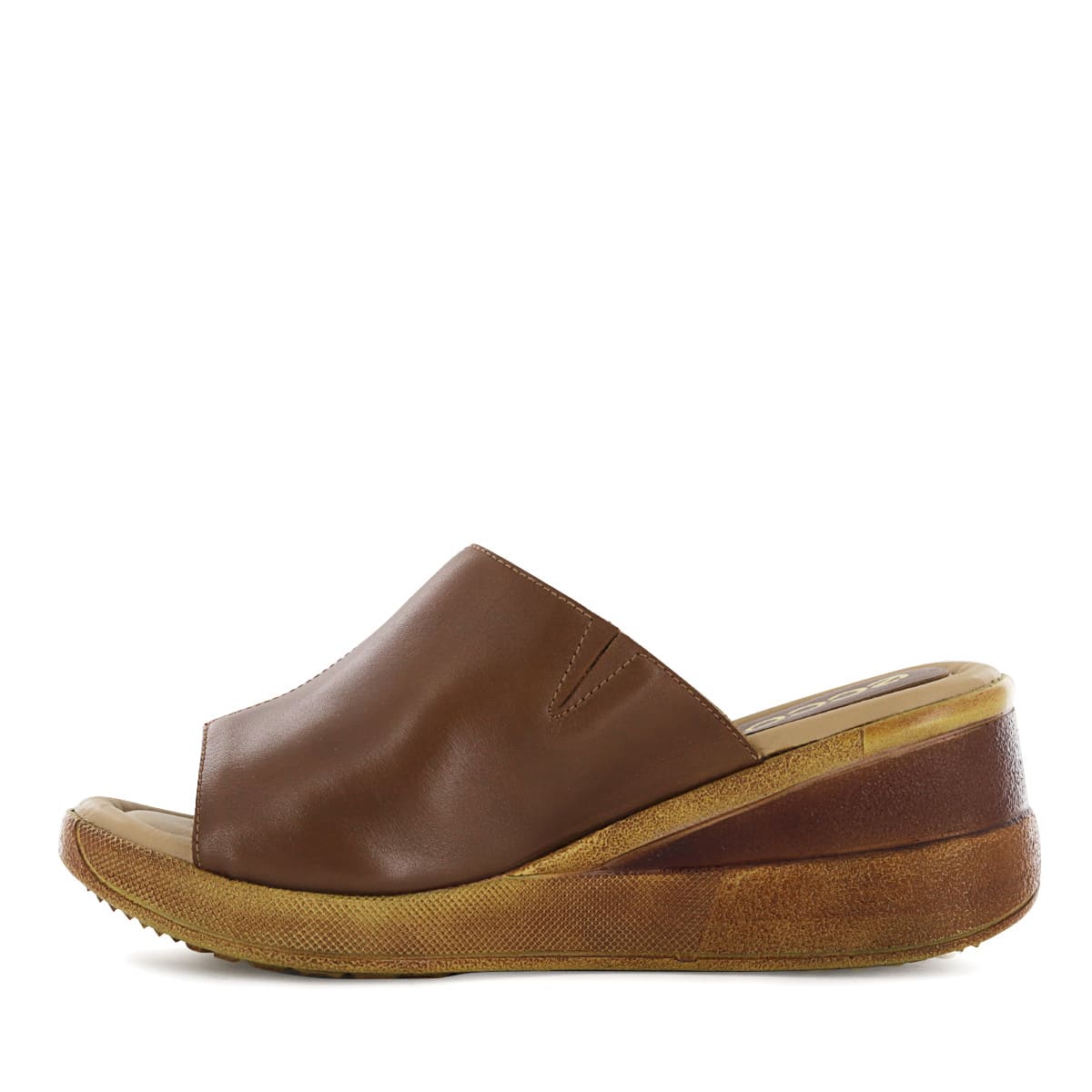 SANDALIAS CUÑA ECCO CUERO MUJER WINONA08 TOFFEE - 4