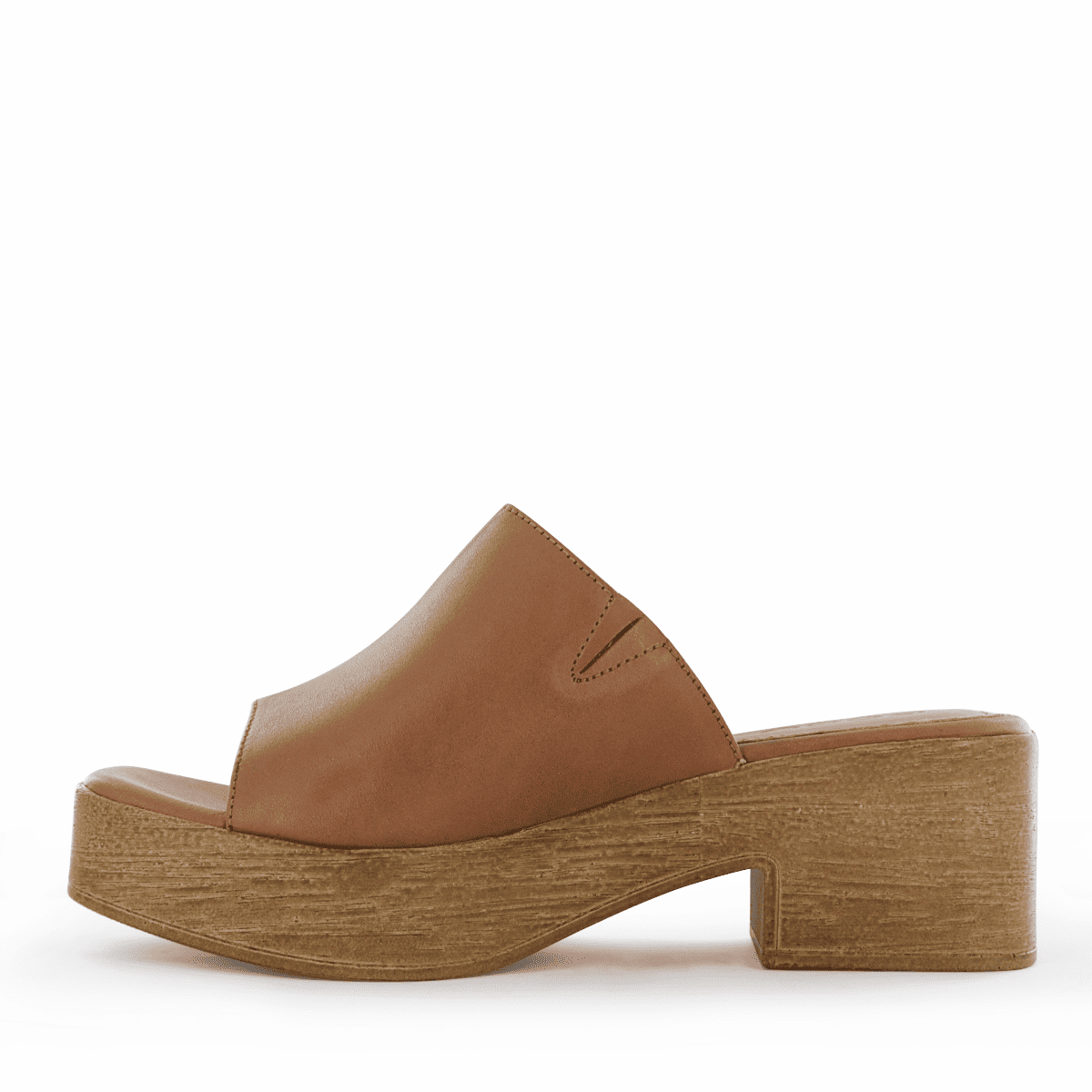 SANDALIA CON TACO ECCO CUERO MUJER DOME02 TOFFEE - 4