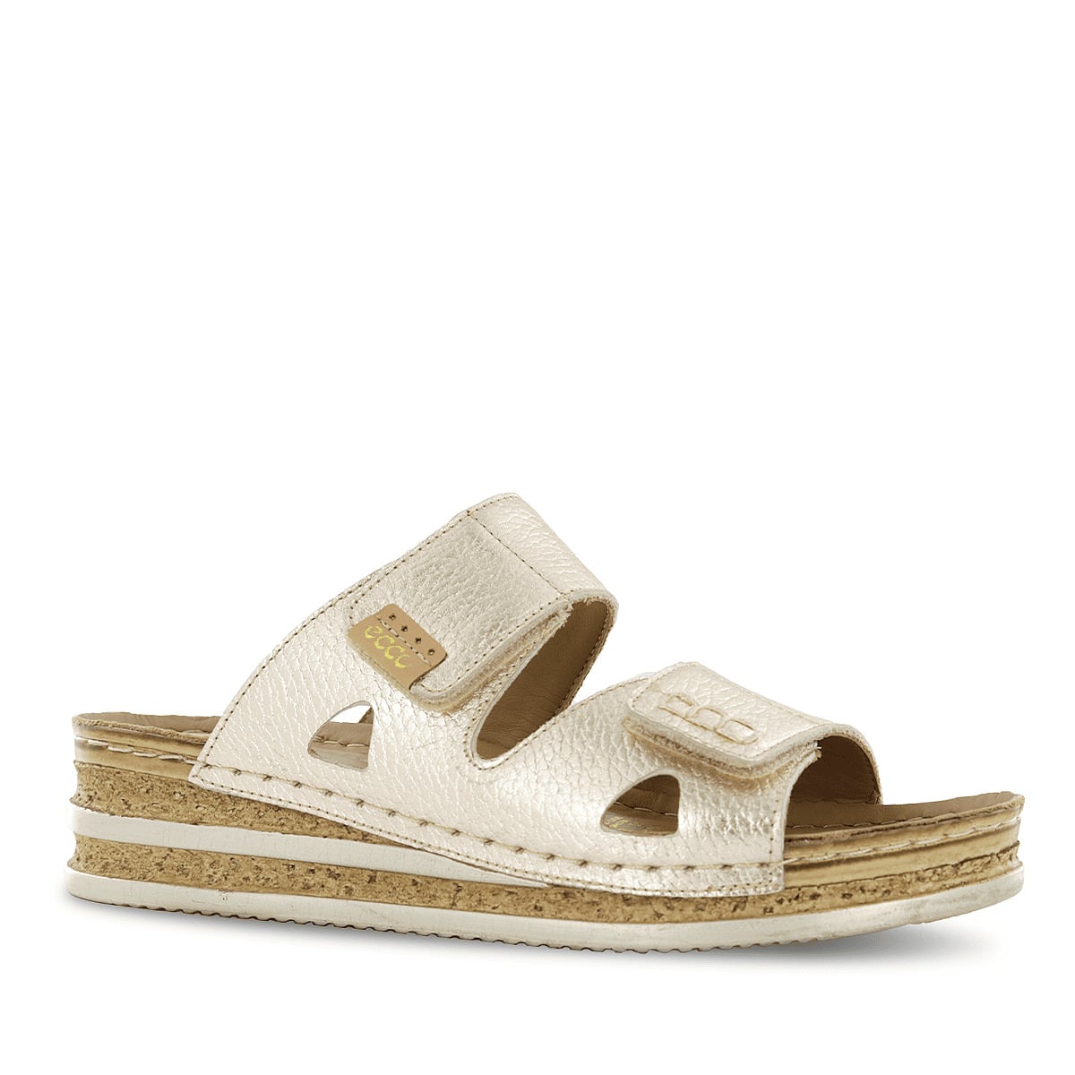 SANDALIAS ECCO CUERO FOLIA MUJER HILDA01 ORO - 1