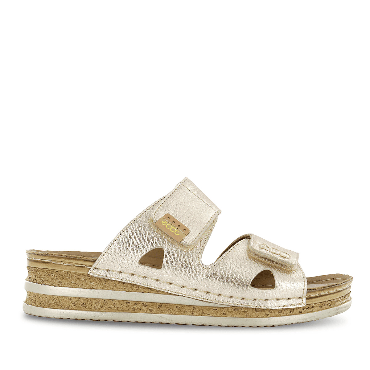 SANDALIAS ECCO CUERO FOLIA MUJER HILDA01 ORO - 2