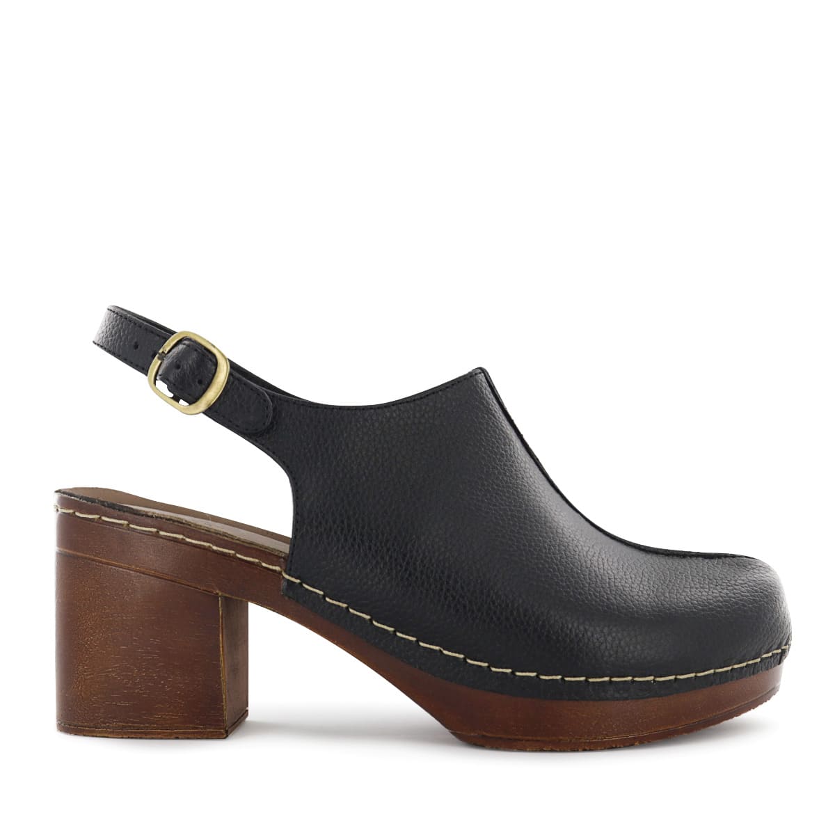 ZUECO ECCO CUERO MUJER TELMA05 NEGRO - 2