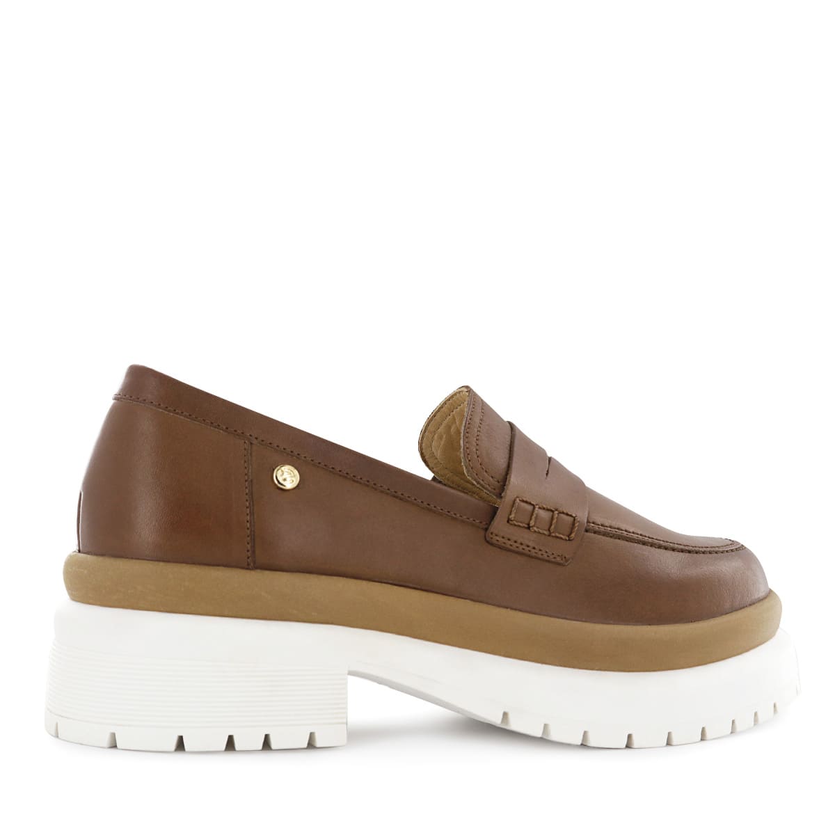 MOCASINES ECCO CUERO MUJER OLIMPIA04 TOFFEE - 3