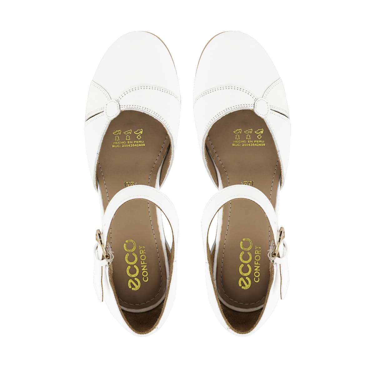 ZAPATO DORSEY ECCO CUERO MUJER NATALIE63 BLANCO - 5