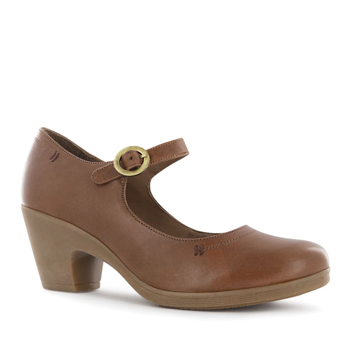 ZAPATO MARY JANE ECCO CUERO MUJER NATALIE29 TOFFEE - 1