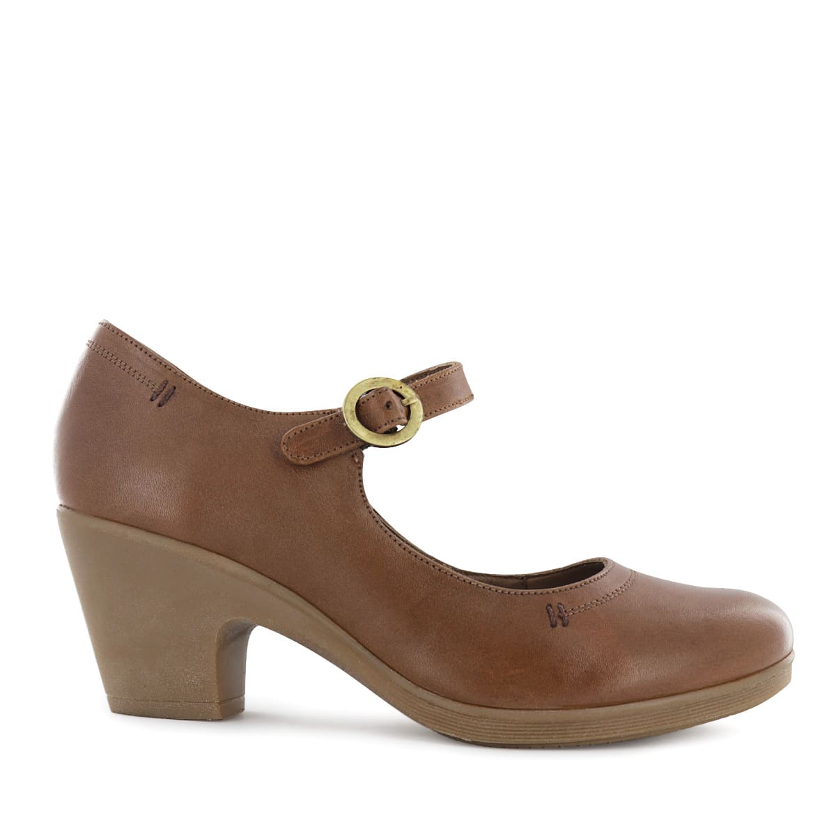 ZAPATO MARY JANE ECCO CUERO MUJER NATALIE29 TOFFEE - 2