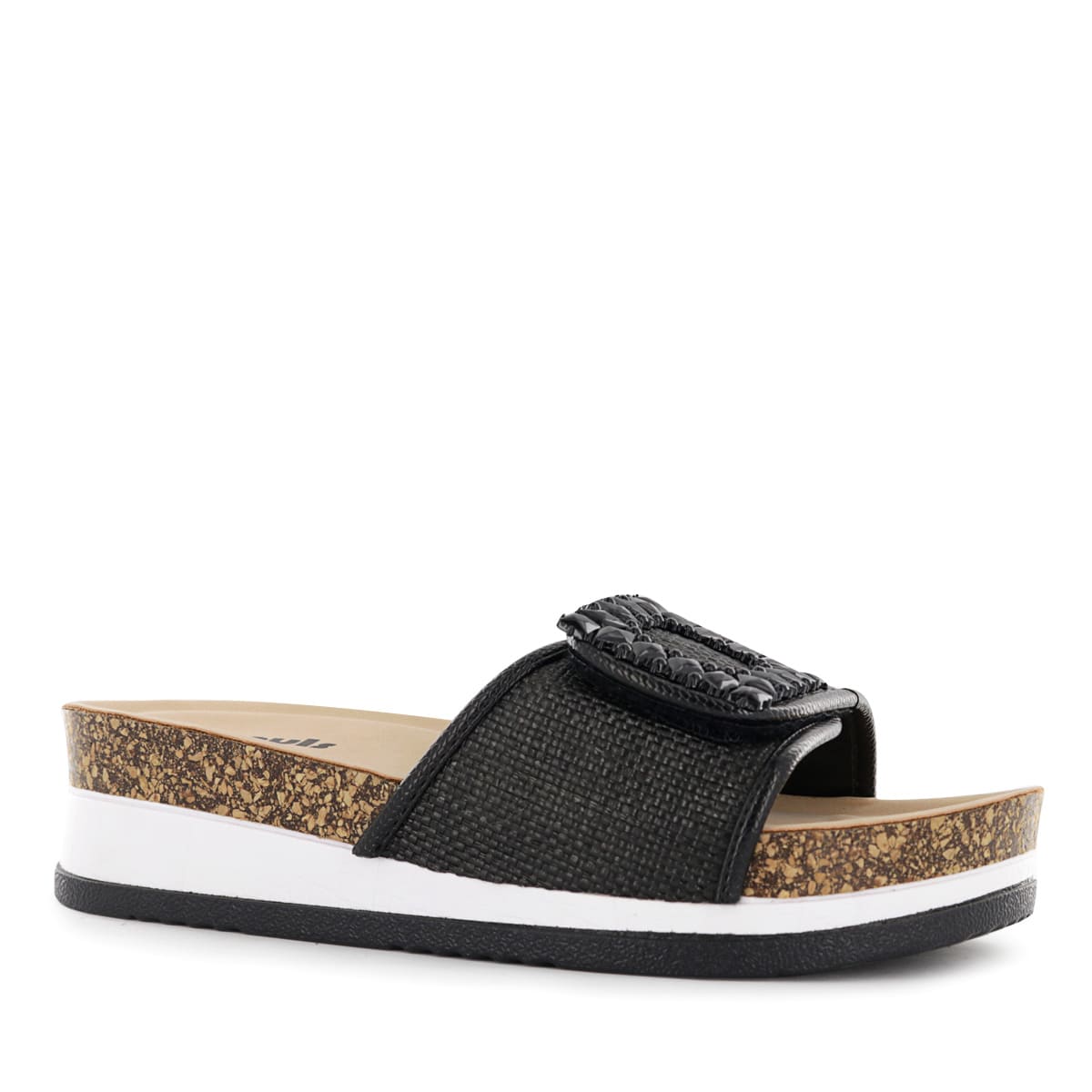 SANDALIAS CUÑA IMPULS MUJER YOKO25 NEGRO - 1