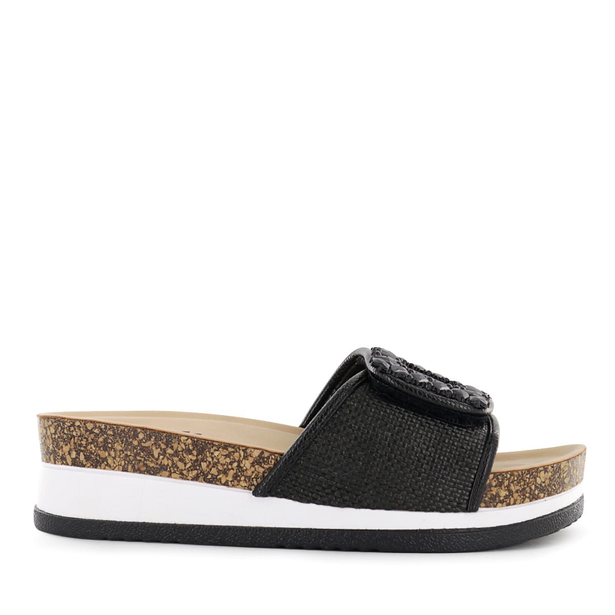 SANDALIAS CUÑA IMPULS MUJER YOKO25 NEGRO - 2