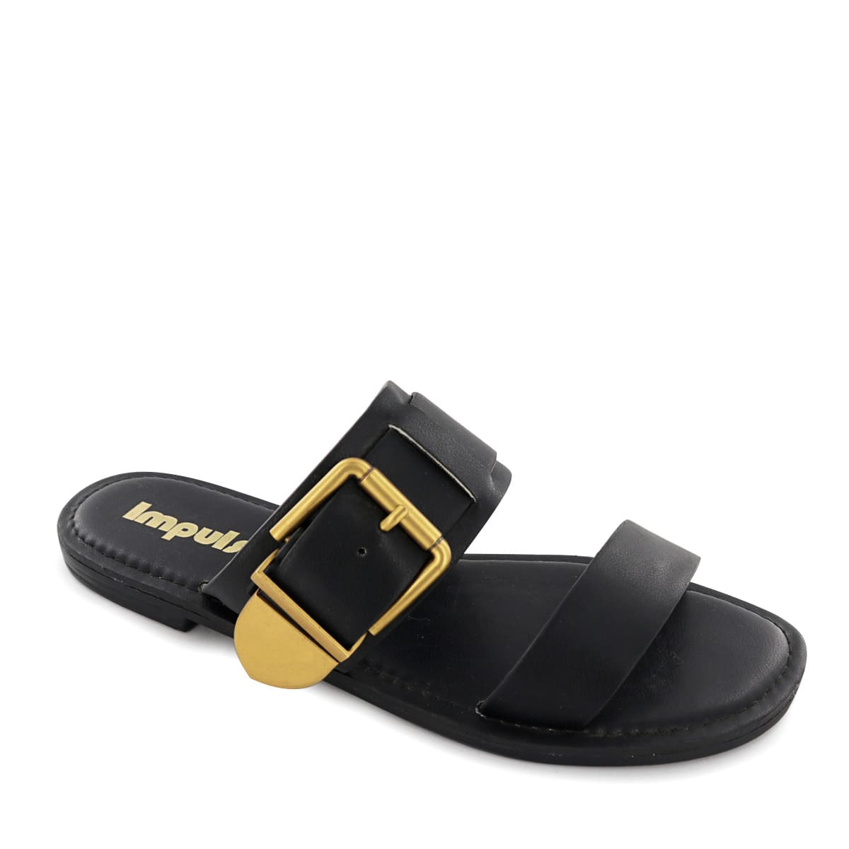 SANDALIAS FLATS IMPULS MUJER DAIRA07 NEGRO - 1