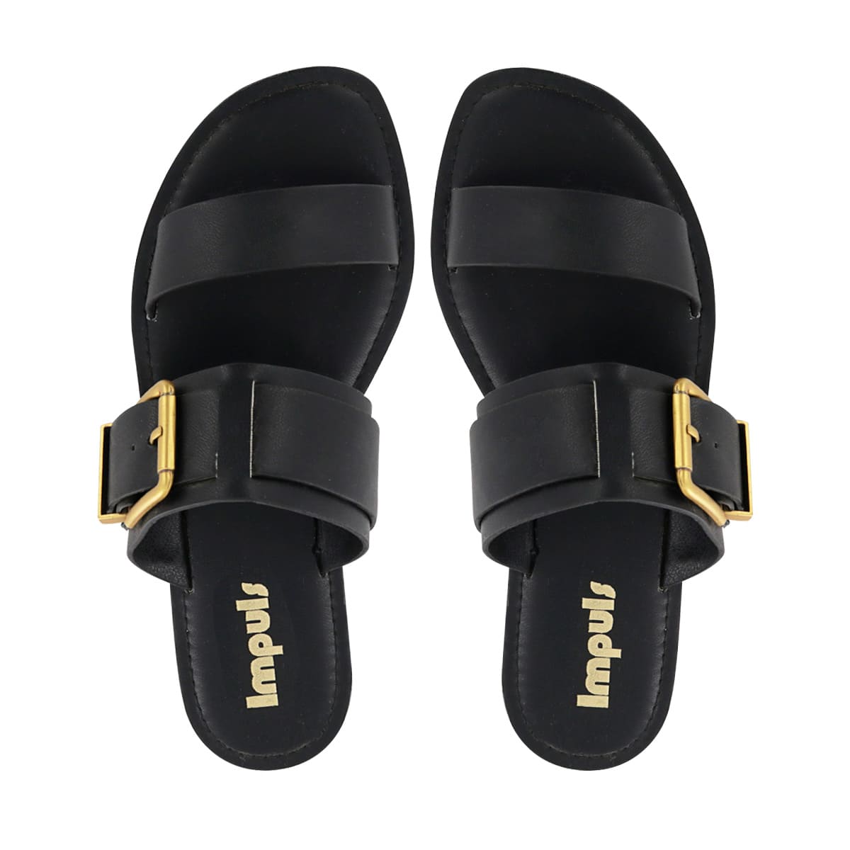 SANDALIAS FLATS IMPULS MUJER DAIRA07 NEGRO - 5