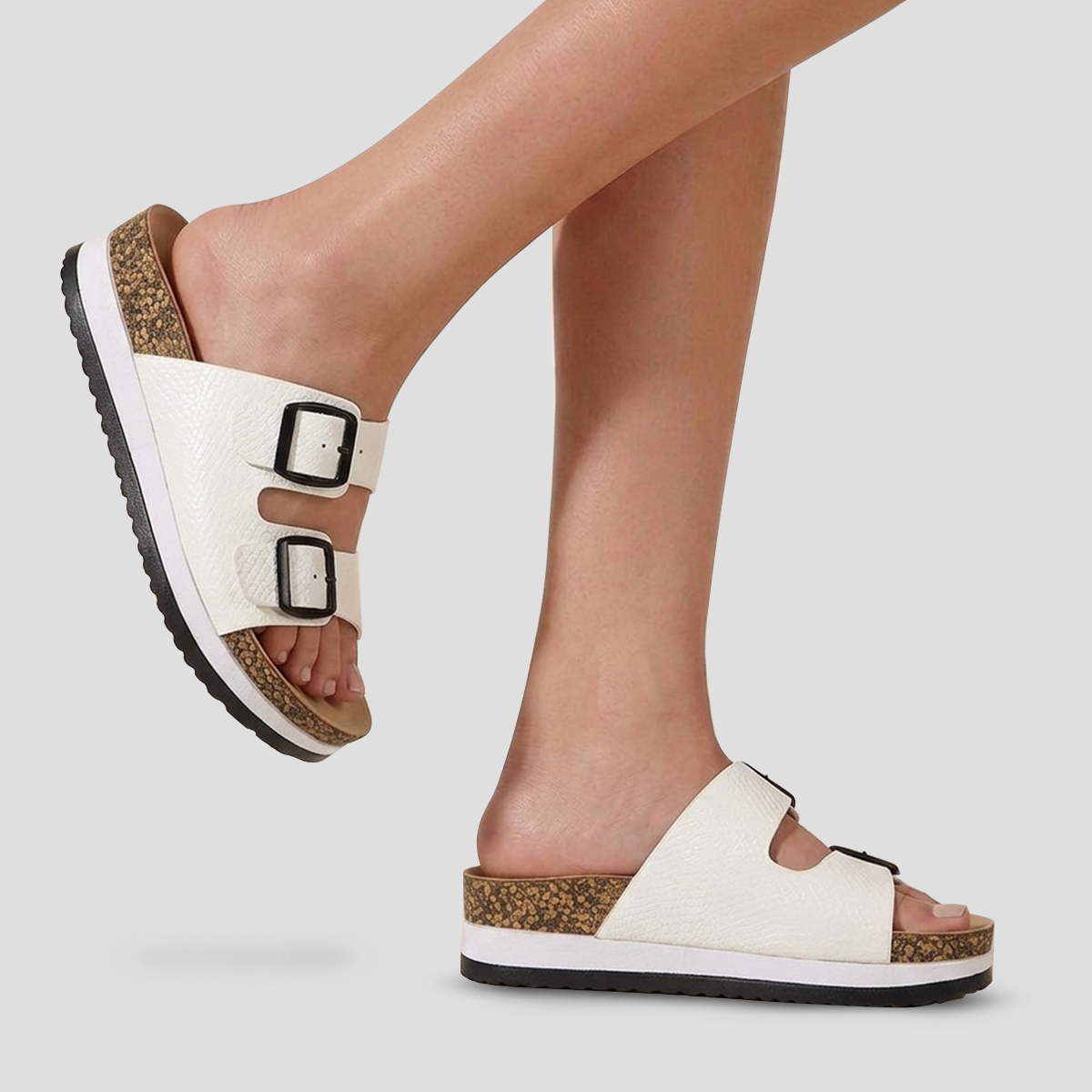 SANDALIAS CUÑA IMPULS MUJER YOKO24 BLANCO - 1