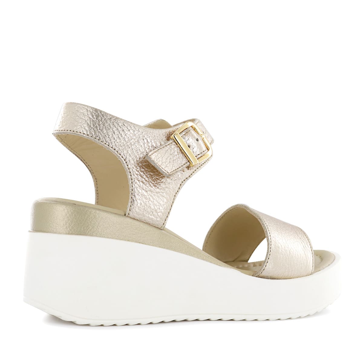 SANDALIA ECCO CUERO FOLIA MUJER JASPE03 DORADO - 3