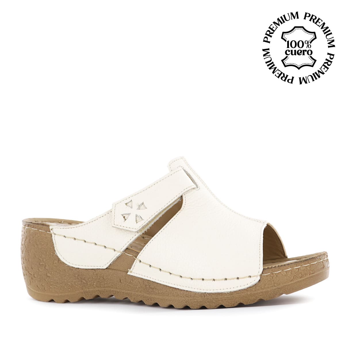 SANDALIA ECCO CUERO MUJER MAYRA34 MARFIL - 1