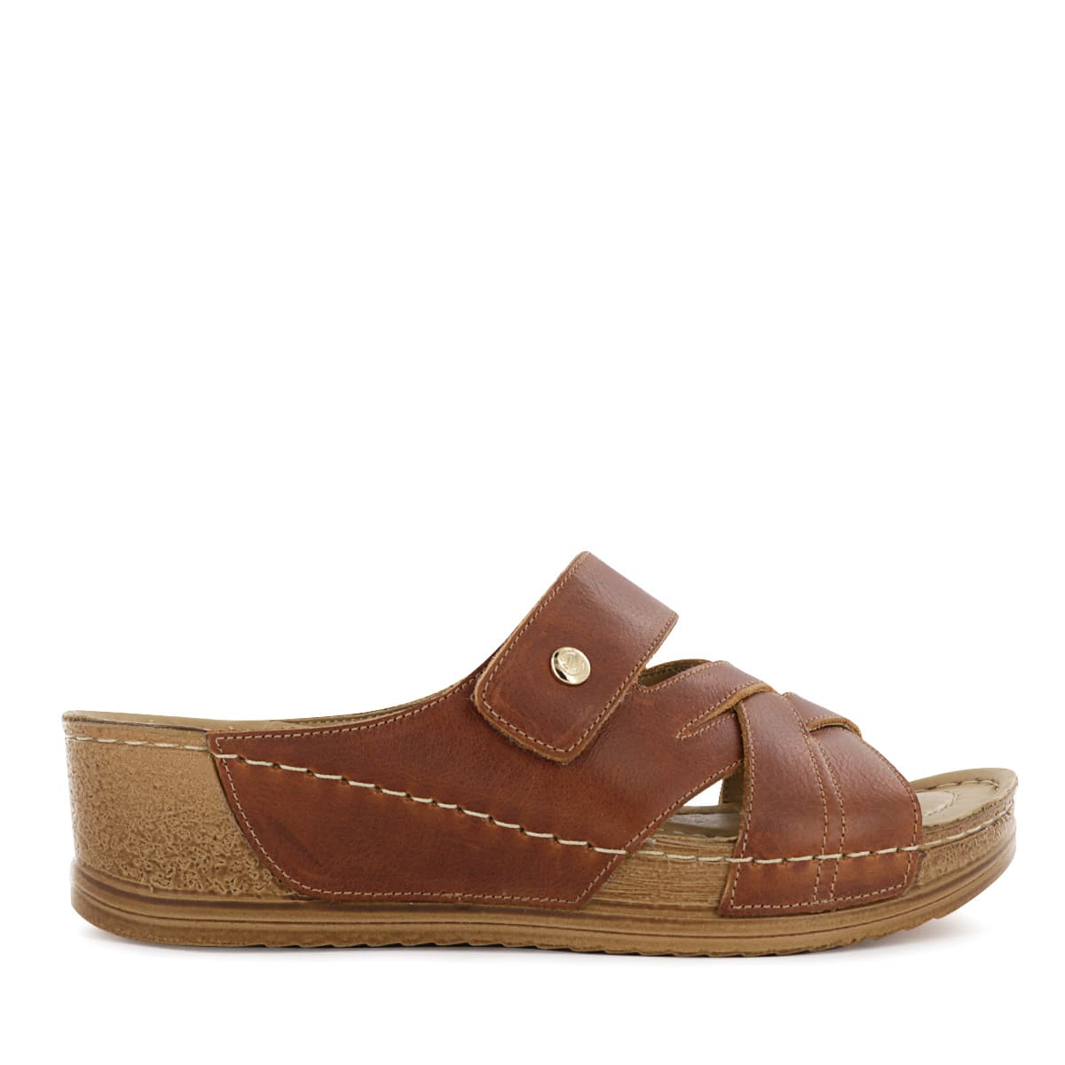 SANDALIA ECCO CUERO MUJER BIBI23 COBRE - 2