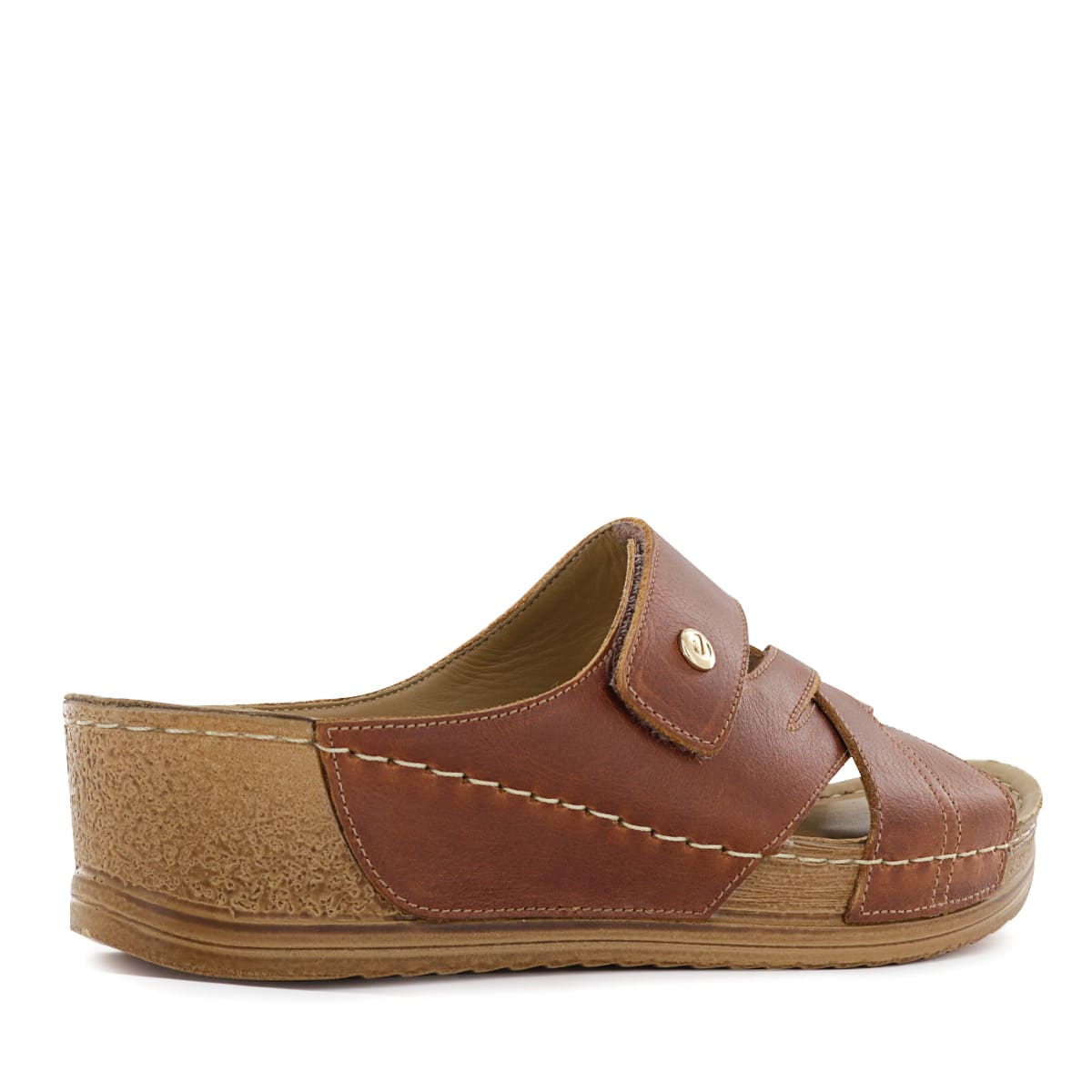 SANDALIA ECCO CUERO MUJER BIBI23 COBRE - 3