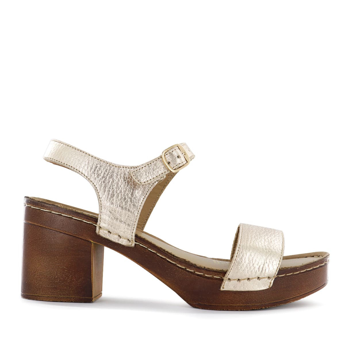 SANDALIA ECCO CUERO FOLIA MUJER TELMA06 ORO - 2
