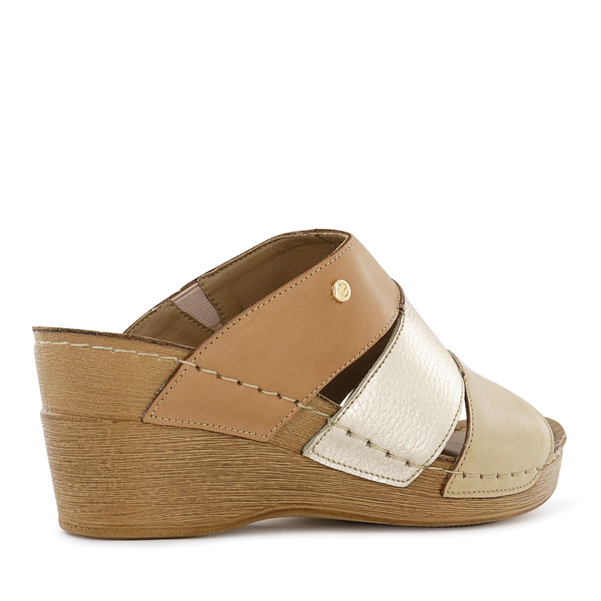 SANDALIA ECCO CUERO FOLIA MUJER STELLA06 BEIGE - 3