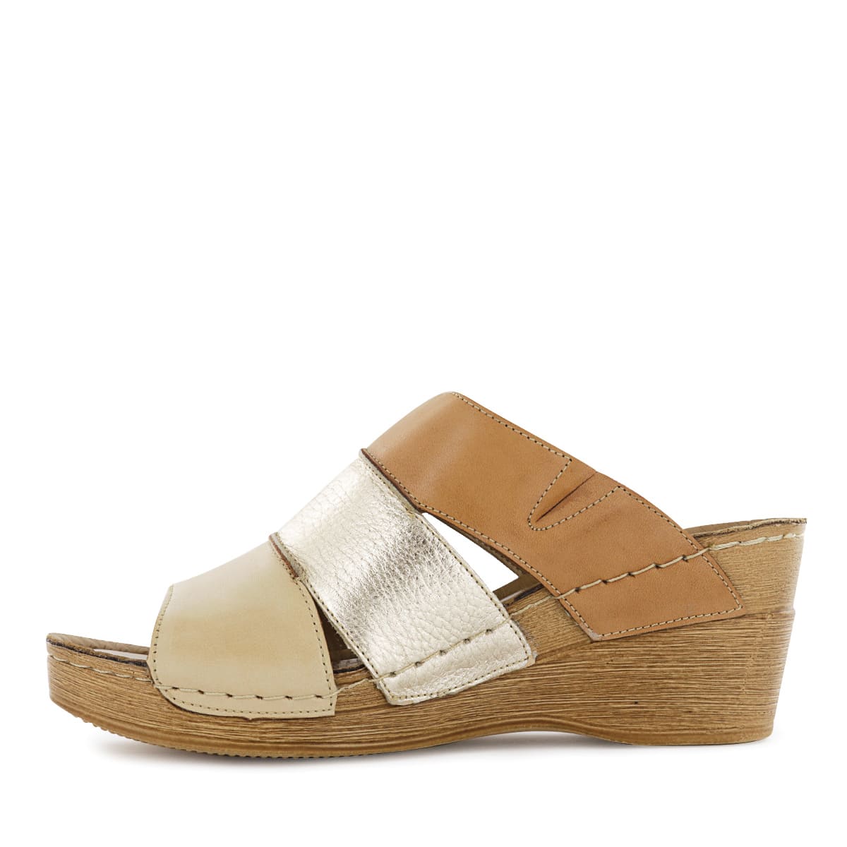 SANDALIA ECCO CUERO FOLIA MUJER STELLA06 BEIGE - 4