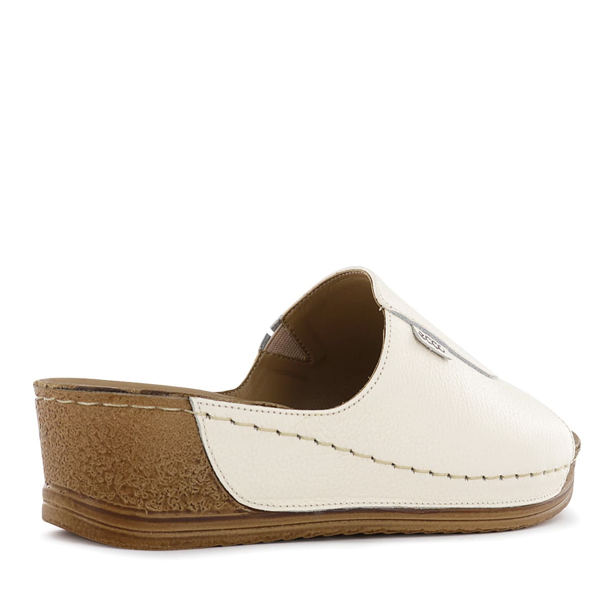 SANDALIA ECCO CUERO FOLIA MUJER BIBI24 MARFIL - 3