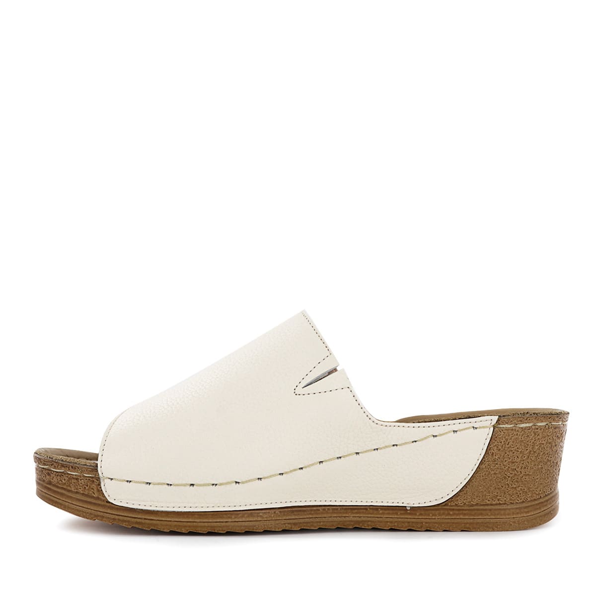 SANDALIA ECCO CUERO FOLIA MUJER BIBI24 MARFIL - 4