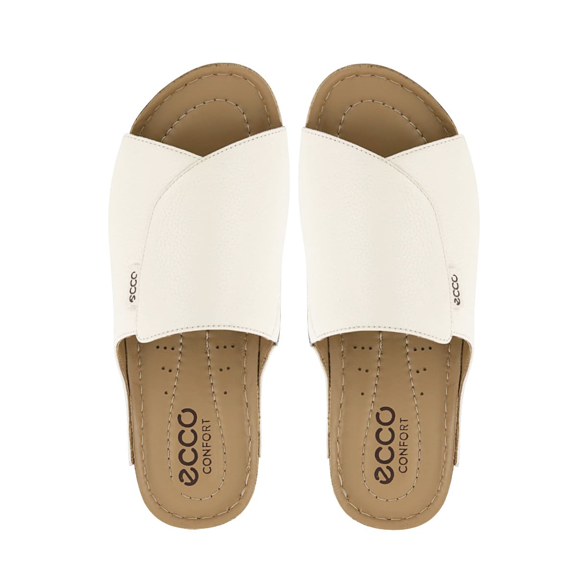 SANDALIA ECCO CUERO FOLIA MUJER BIBI24 MARFIL - 5