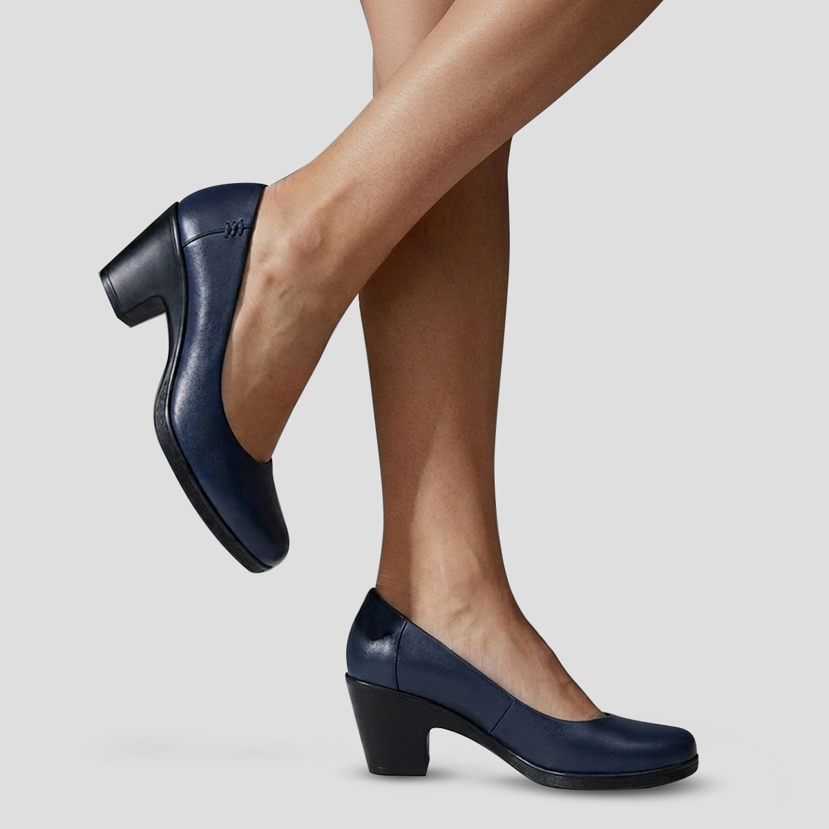 PUMP REINA ECCO CUERO MUJER NATALIE59 AZUL - 1