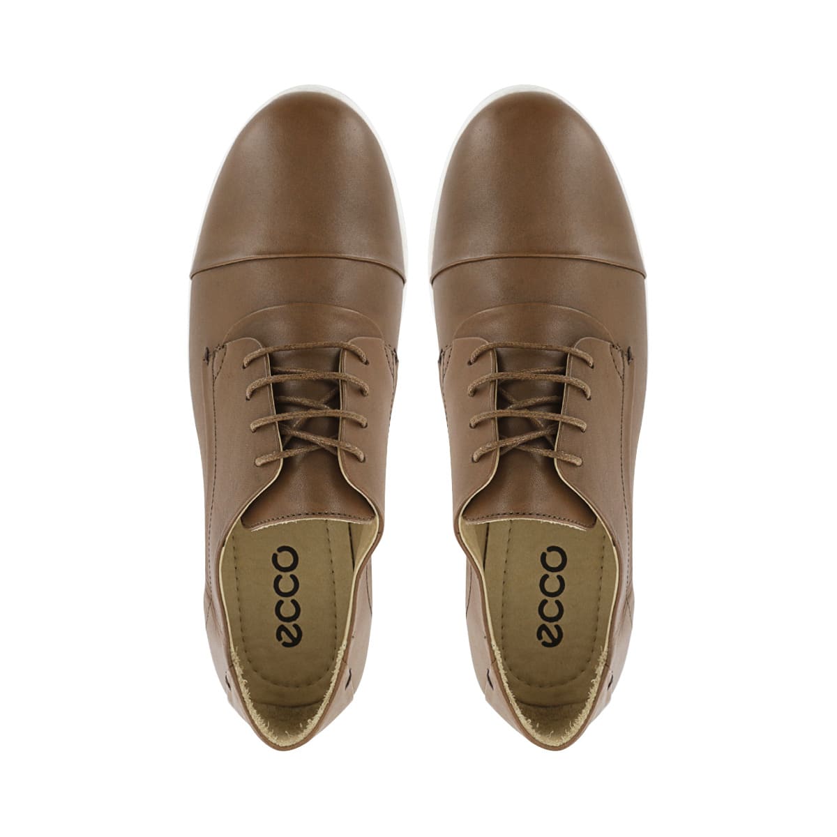 ZAPATO CON PASADOR ECCO CUERO MUJER MENA04 TOFFEE - 5