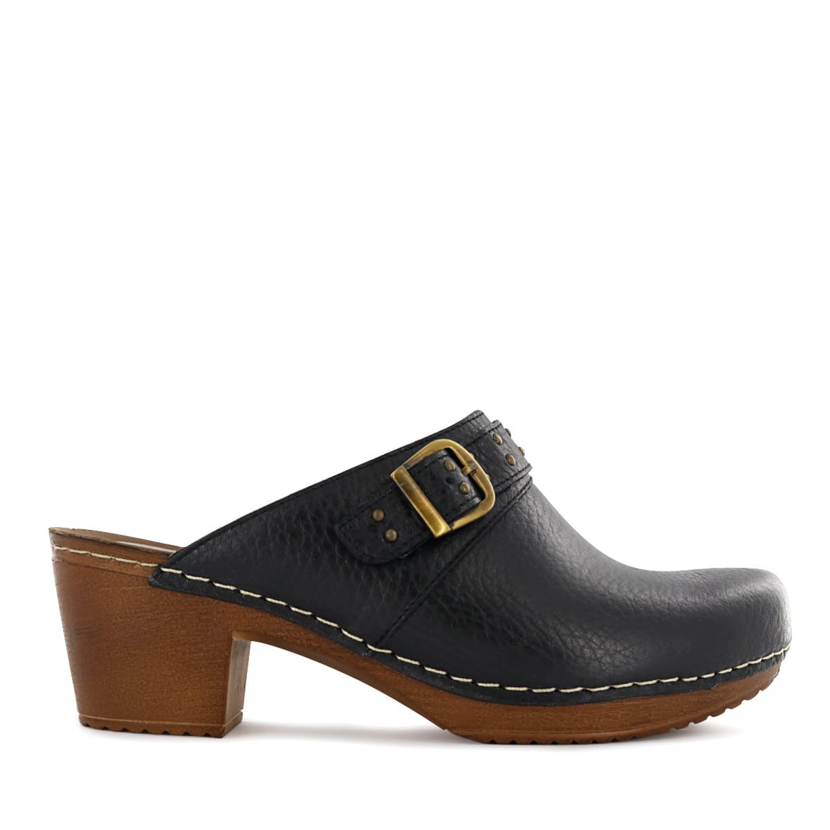 ZUECO ECCO CUERO MUJER MIKA18 NEGRO - 2