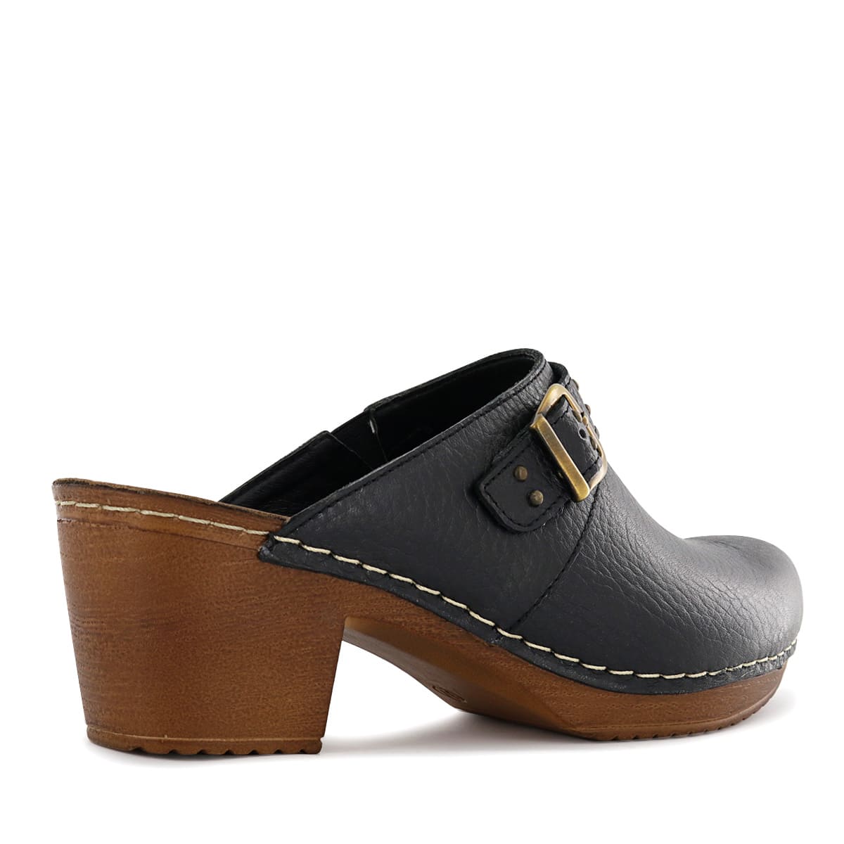 ZUECO ECCO CUERO MUJER MIKA18 NEGRO - 3