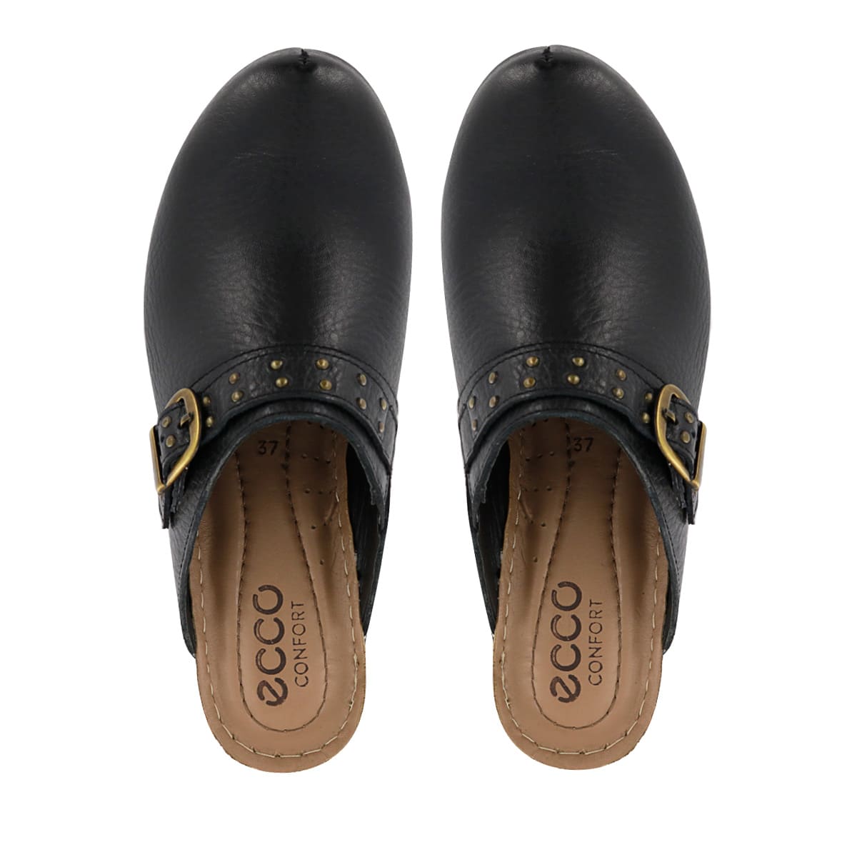 ZUECO ECCO CUERO MUJER MIKA18 NEGRO - 5
