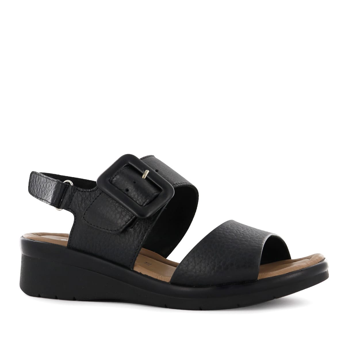 SANDALIA ECCO CUERO MUJER JEANETTE20 NEGRO - 1
