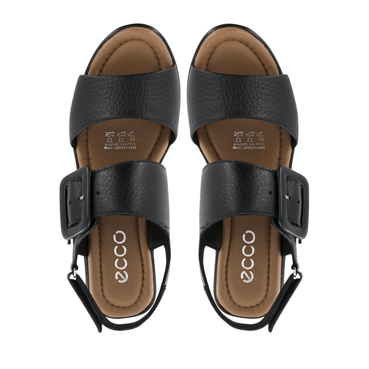 SANDALIA ECCO CUERO MUJER JEANETTE20 NEGRO - 5