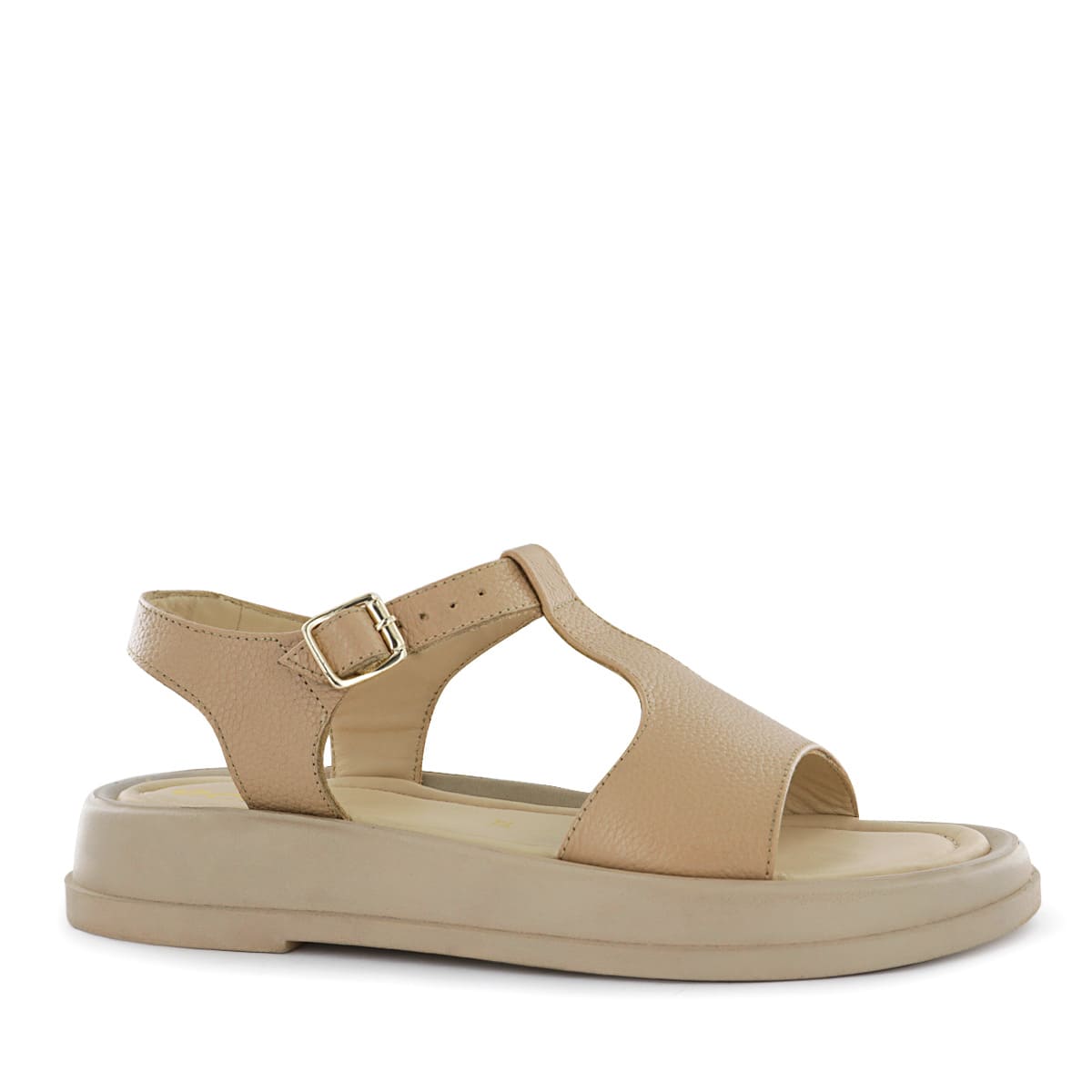 SANDALIA ECCO CUERO MUJER BETH01 MOCA LATTE - 1