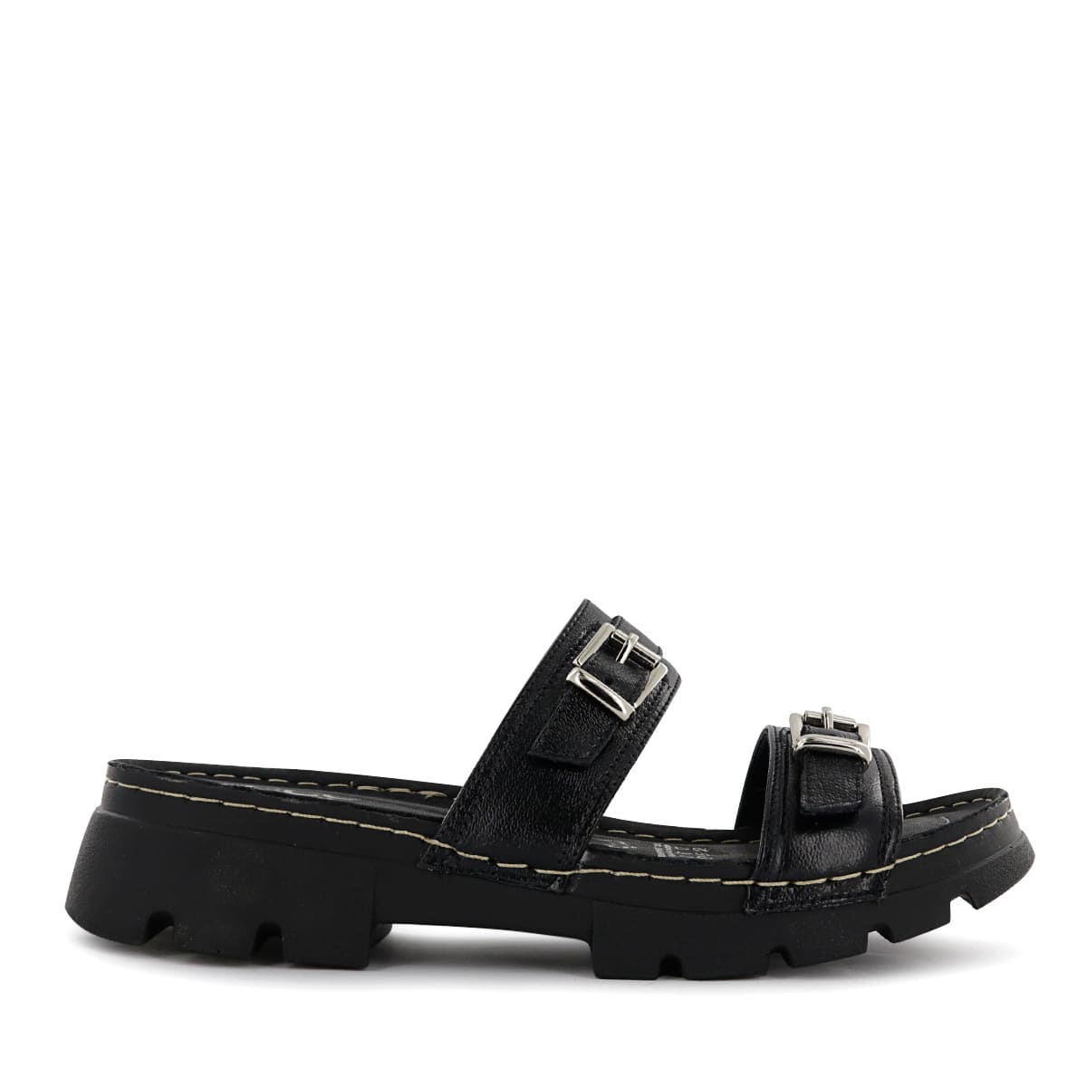 SANDALIA ECCO CUERO CHAROL MUJER NAKIA03 NEGRO - 2
