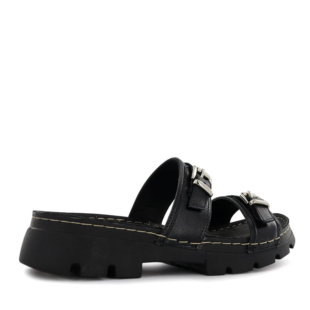 SANDALIA ECCO CUERO CHAROL MUJER NAKIA03 NEGRO - 3
