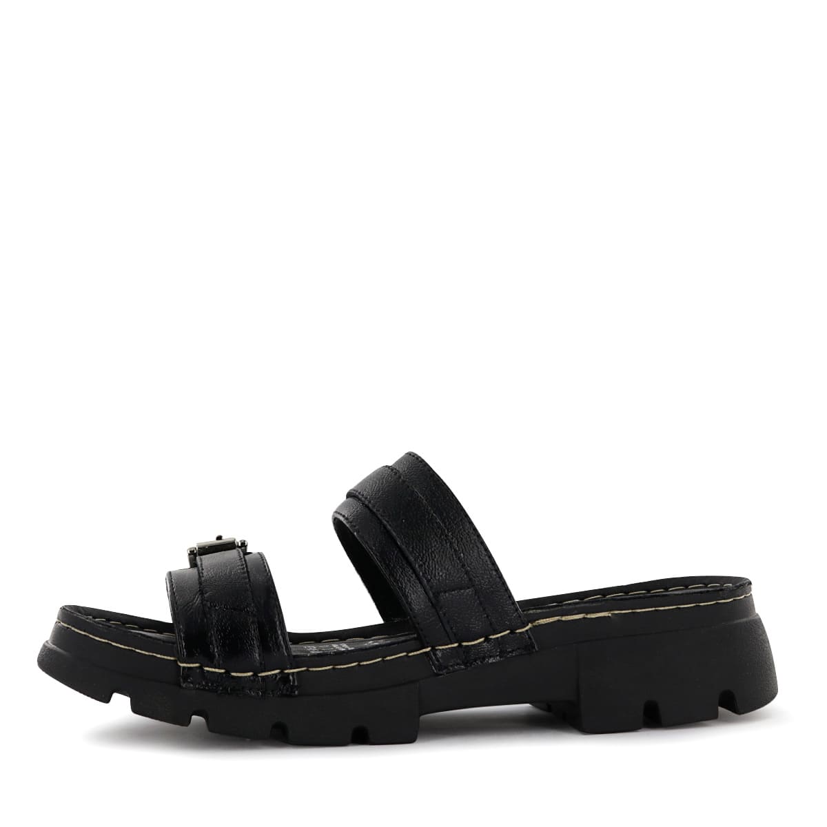 SANDALIA ECCO CUERO CHAROL MUJER NAKIA03 NEGRO - 4