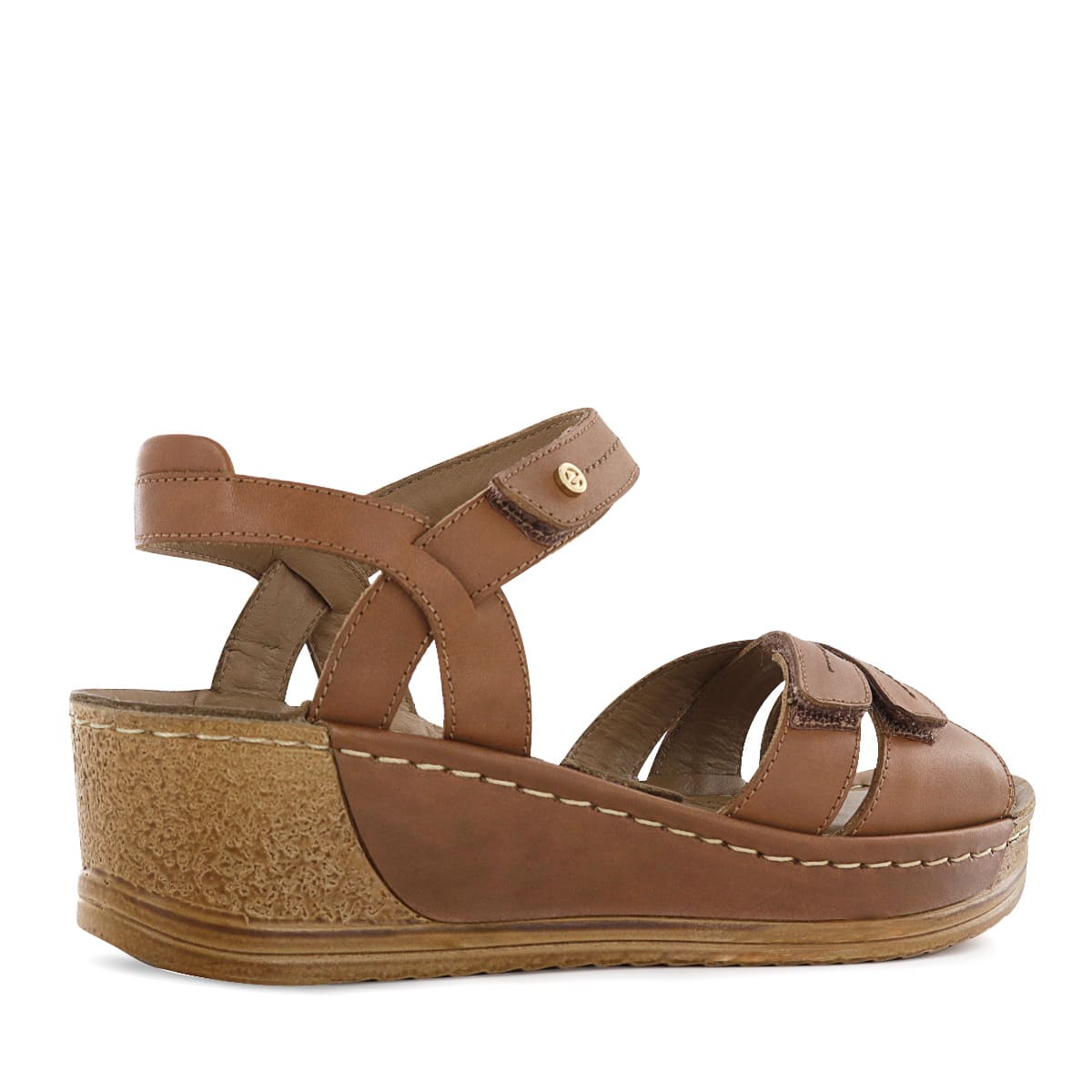 SANDALIA ECCO CUERO MUJER BIBI25 TOFFEE - 3