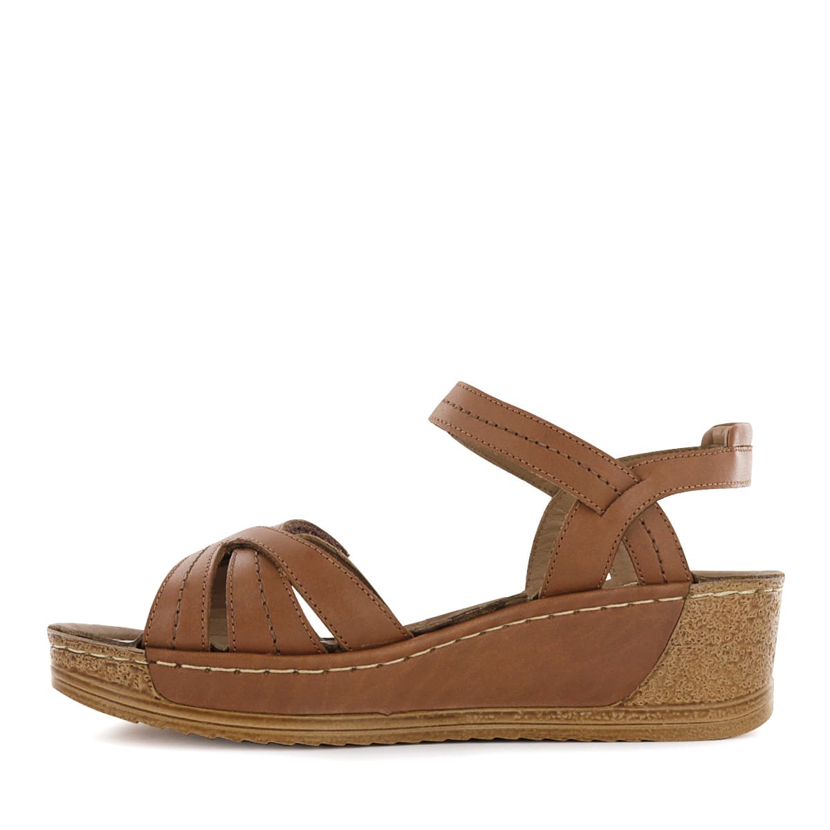 SANDALIA ECCO CUERO MUJER BIBI25 TOFFEE - 4