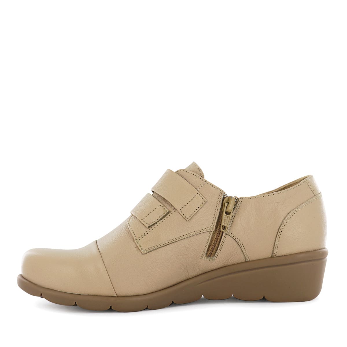 SLIP ON CONFORT ECCO CUERO MUJER FLEXXI20 MOCA LATTE - 4