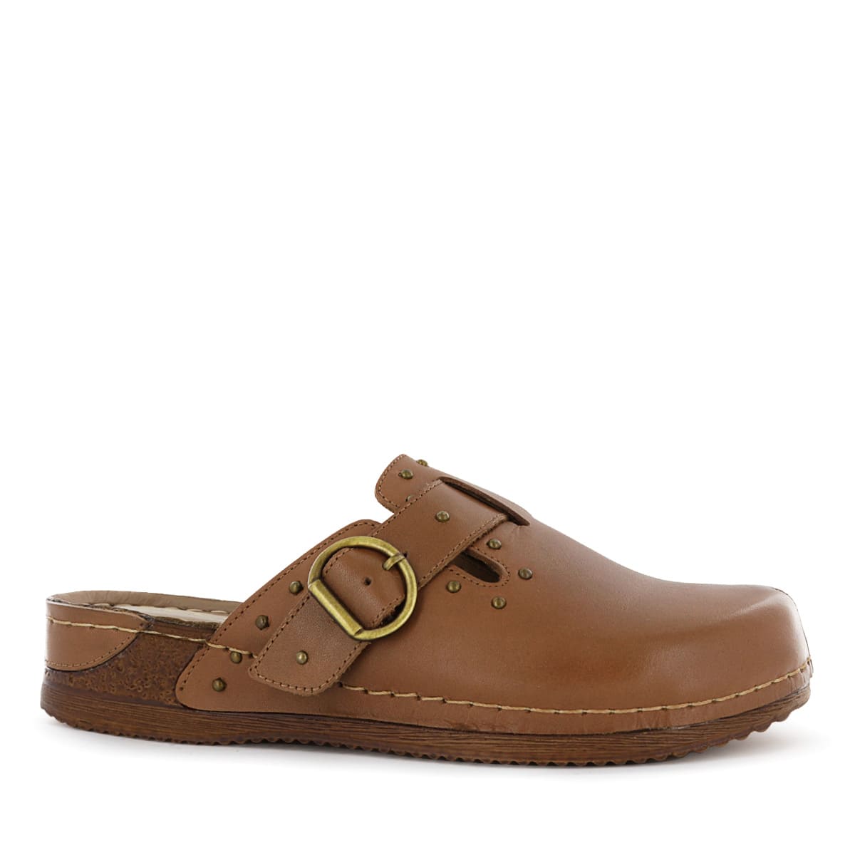 ZUECO ECCO CUERO MUJER PATTY36 TOFFEE - 1