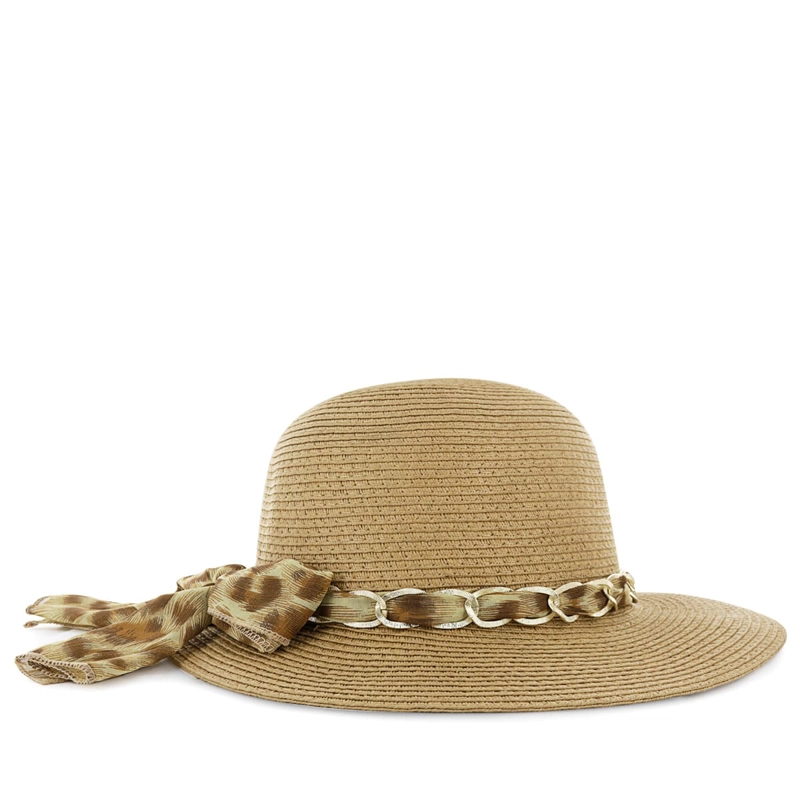 SOMBRERO DE PLAYA MUJER ANIMAL PRINT PRAIA01 - 1