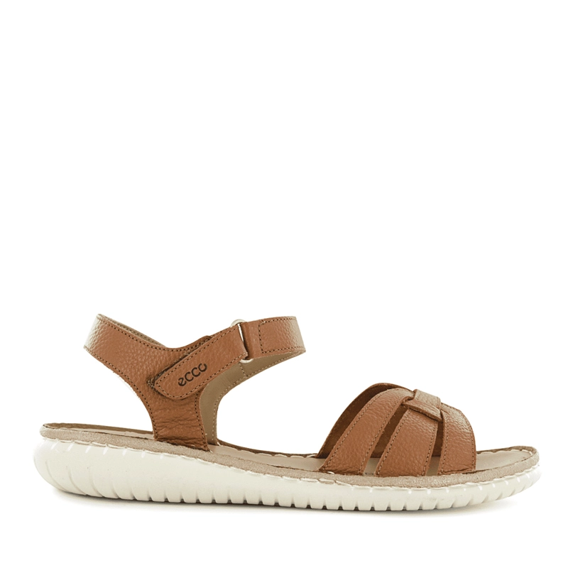 SANDALIA CONFORT ECCO CUERO MUJER TOFFEE PIPA02 - 2