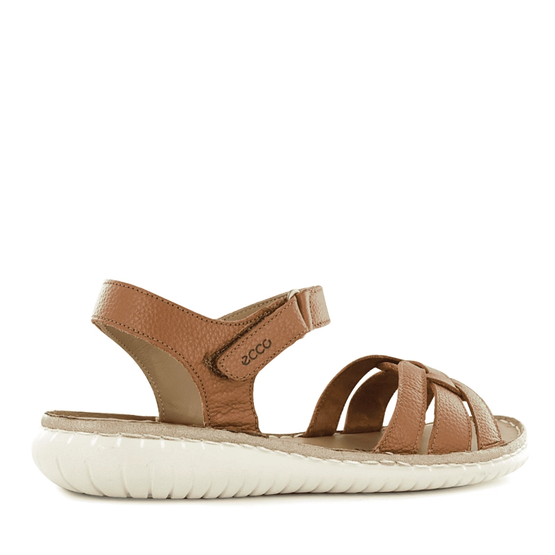 SANDALIA CONFORT ECCO CUERO MUJER TOFFEE PIPA02 - 3