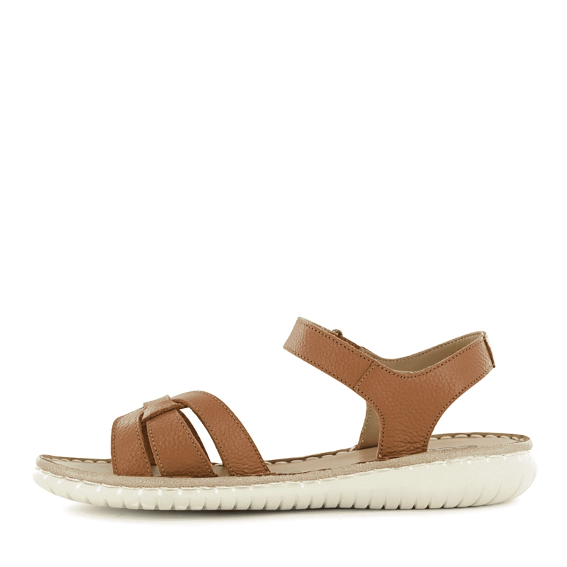 SANDALIA CONFORT ECCO CUERO MUJER TOFFEE PIPA02 - 5