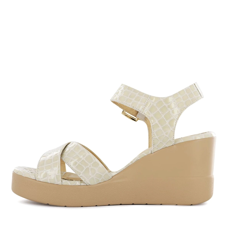 SANDALIA CUÑA ECCO CUERO MUJER MARFIL ROSSI01 - 5