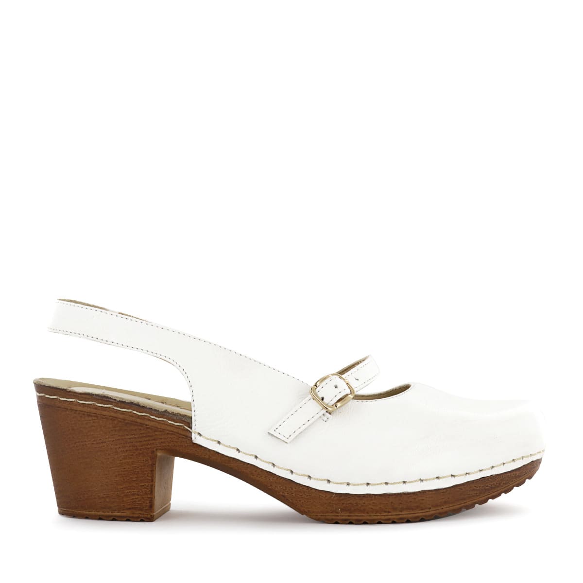 ZAPATO DESTALONADO ECCO CUERO MUJER BLANCO MIKA19 - 2