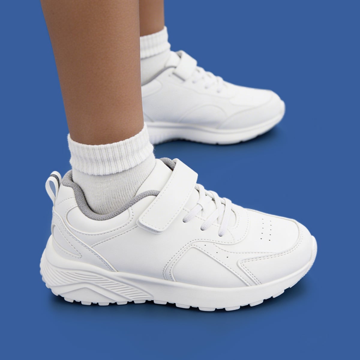 ZAPATILLA ESCOLAR IMPULS UNISEX BLANCO DELTA10 - 1